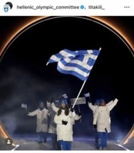 【ミラノ五輪】22歳ギリシャ旗手に「釘付け」、SNSで話題も納得...「トップバッターにして可愛すぎてビックリ」