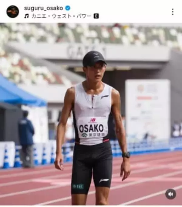 マラソン・大迫傑、絞り上げた上半身＆がっつり腕にタトゥー　「かっこよすぎ」「ますますイケメン」