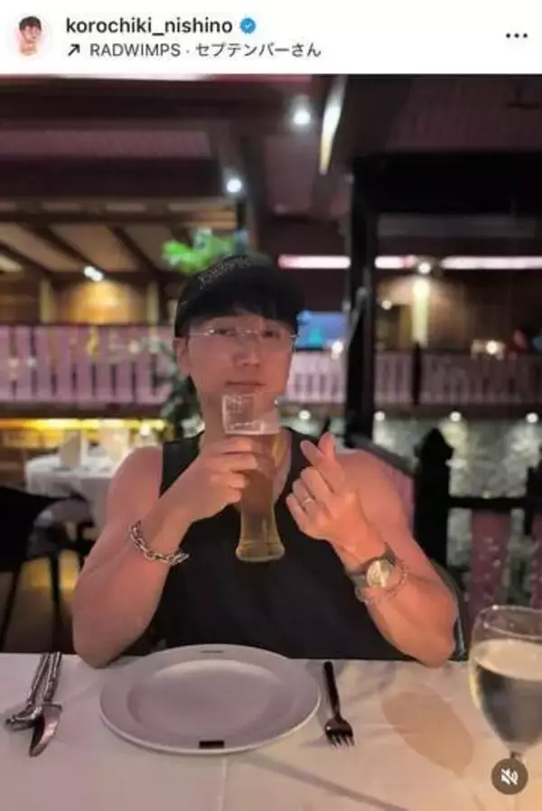 コロチキ西野、鍛えたバキバキ筋肉が「デカーい」衝撃のビフォアフ　「ほんまにかっこいい」「すごい！」