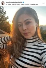 武田久美子、軽やかヘアスタイル＆紫ニットで...色気にドキっ　「めちゃくちゃ綺麗」「素敵な笑顔が最高」