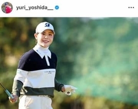 女子ゴルフの吉田優利、タンクトップ姿で真剣トレーニングかっこよすぎ　さまざまなメニューこなす