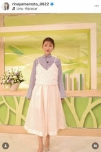 元TBS山本里菜アナ、ミニ丈×レッグウォーマーで...ゴルフ場に女神降臨　「ゴルフ3ホール全部パー目指して！」