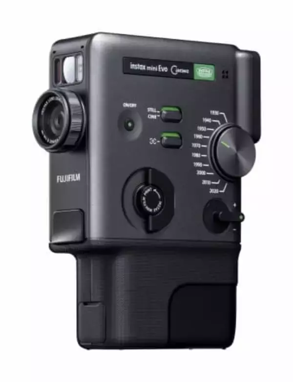 インスタントカメラ「instax mini Evo Cinema」　静止画に加え動画も撮影できる