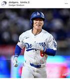 「【ドジャース】キム・ヘソン、正2塁手「最有力候補」に浮上...米メディアは大谷翔平への「打点機会供給」評価」の画像1