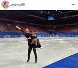 「アイスダンス「うたまさ」吉田唄菜＆森田真沙也、ミラノで華麗なるポージング　「素敵」「応援してます！」」の画像1