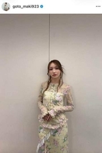 後藤真希40歳、ヘソ出しコーデで「激カワ」ドキっ　「可愛すぎ～」「ビジュ強すぎる」「女神すぎる」悶絶