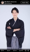 元「KAT-TUN」田口淳之介、「僕の可愛い奥さん」公開...超ミニ＆ハイヒールで　「スタイルすごい」「絶対美人」