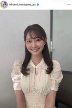 テレ朝・森山みなみアナ、シンプルTシャツコーデで神スタイル...スイスを満喫　美しいアルプスの山をバックに