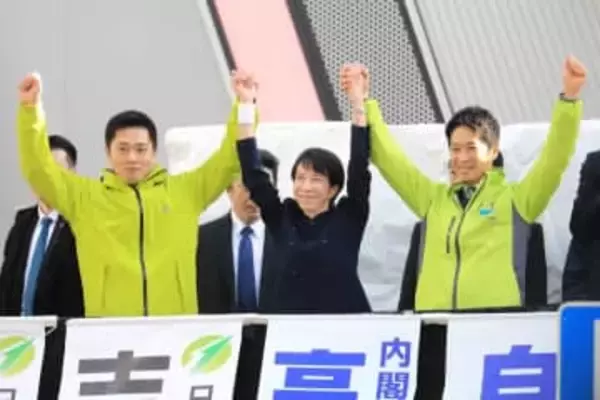 高市首相、衆院選「第一声」は維新・吉村代表と　秋葉原駅前で語った持論「危機管理投資」と「毛染め剤」の関係