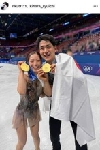 「おちゃらけ龍一とノーマル龍一」りくりゅう・三浦璃来、お茶目な撮影オフショット公開　「2人が素敵すぎて」反響