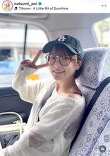 美女プロレスラー・なつぽい、白地に赤い花の浴衣姿で「めっちゃ可愛い」　リング上とのギャップにドキっ