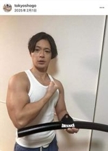 「東京ホテイソン」ショーゴ、彫刻級バッキバキ上半身ショットに釘付け　「超かっこいい」「筋肉ネタ楽しみ」