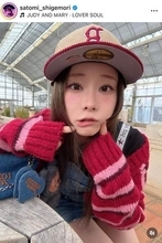 重盛さと美、黒髪イメチェンで「激カワ」ショット　「かわいすぎーーーーっ！」「ヤバい！黒髪も可愛い」