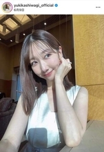 柏木由紀、19歳＆15歳の自分と...奇跡の2ショットに反響　「メッチャ可愛い」「ずーっと可愛い過ぎ」