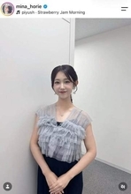 「チャイナ服で瓦割り」堀江聖夏、深めスリット入りチャイナドレスで...神スタイル炸裂　「めっちゃカワイイ」