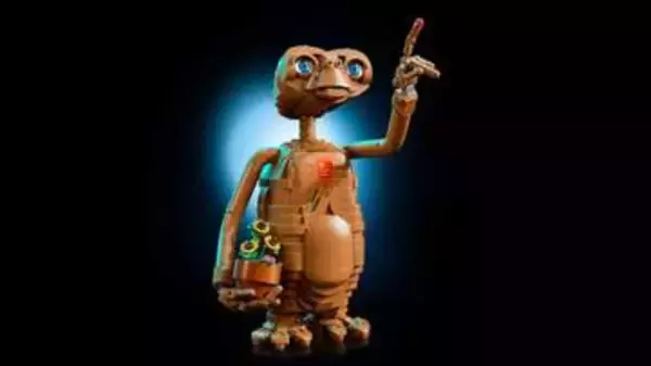 映画「E.T.」が組み立てられる大人向けレゴセット