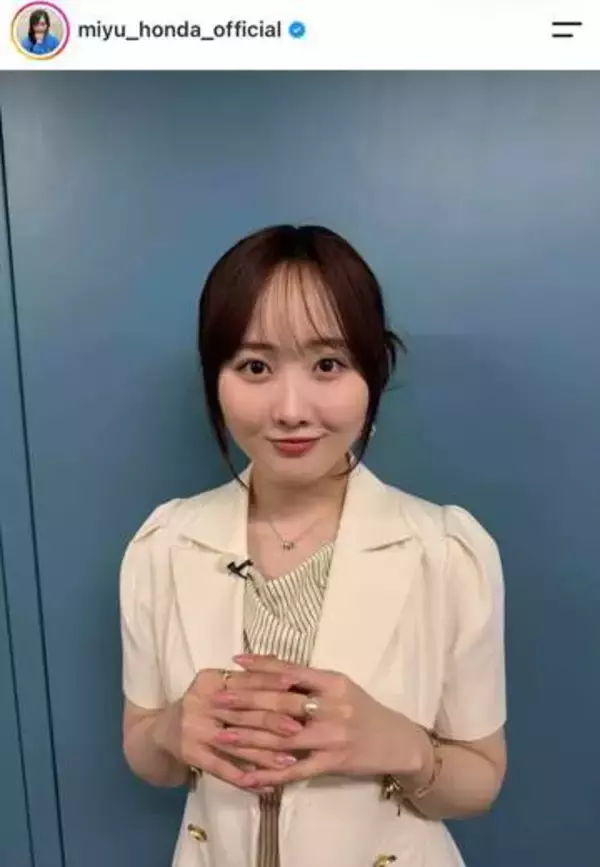 本田望結、花柄の浴衣姿でかわいさ限界突破...口元に指をそえてポージング　「めっちゃ可愛い」「浴衣美人」