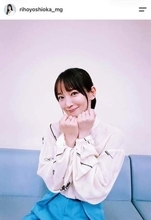 吉岡里帆、肩出しパープルのドレス姿で透き通る美しさにどよめき大反響　「めっちゃ綺麗」「里帆ちゃんかわいい～」