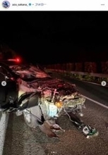 釣り系女性YouTuber、高速道路で車大破　シカ衝突でハンドルが...報告に「奇跡的な生還」の声