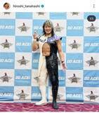 「「新日本プロレス」棚橋弘至社長、胸、肩が分厚く激変　「現役よりもでっかい」「かわいらしくて好き」」の画像1