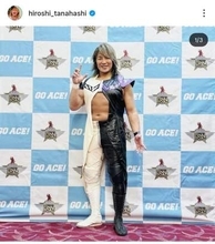 「新日本プロレス」棚橋弘至社長、胸、肩が分厚く激変　「現役よりもでっかい」「かわいらしくて好き」