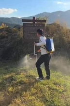 河口湖の観光名所で外国人が液体噴霧　動画拡散で山梨県が事実確認へ