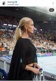 「爆美女インフルエンサー、テニス全豪オープン観戦...恋人テイラー・フリッツを応援　女神降臨ショット」の画像1