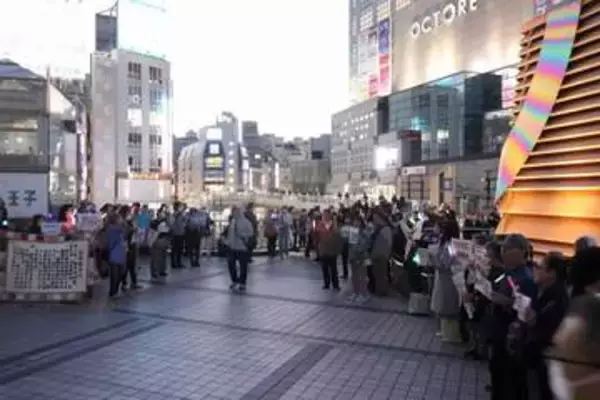 反戦デモ、国会周辺以外にも...全国各地で拡散　「元カレに戦地に行ってほしくない」18歳女性も訴え