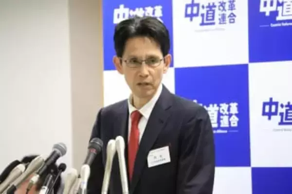 中道・代表選出馬の階議員、「イケメン俳優」次男の話題に笑顔　父に似てると言われると「すごい嫌がります」