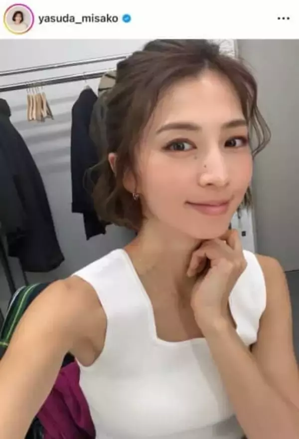 安田美沙子、ヘソ出しミニ丈Tシャツで笑顔「激カワ」...10年ぶりにバスケ　「めちゃスリム」「腹筋すごっ」