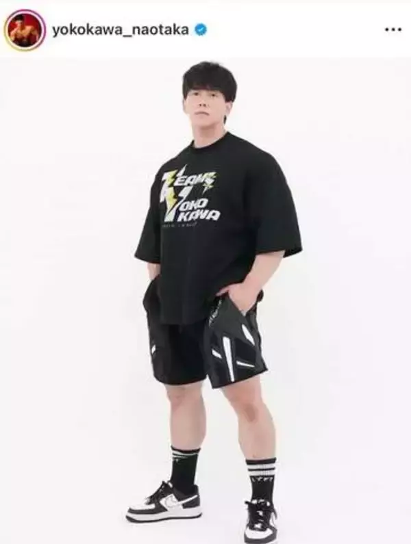 横川尚隆、鍛え上げられたムキムキ筋肉の上半身に衝撃　「デカすぎる！」「凄すぎマッスル」「超ド級マッチョ」