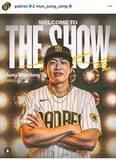 「【パドレス】ソン・ソンムン、「感激のMLBデビュー！」...韓国29人目の大リーガー誕生に地元メディア歓喜」の画像1