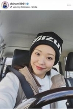 カーリング吉田知那美「パジャマでおじゃま」まさかの散歩へ　「めっちゃ可愛い」「モデルさんみたい」