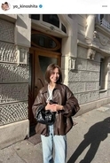 サッカー日本代表・佐野海舟との結婚公表で話題...木下桜、白Tシャツの私服シンプルコーデで「激カワ」ショット