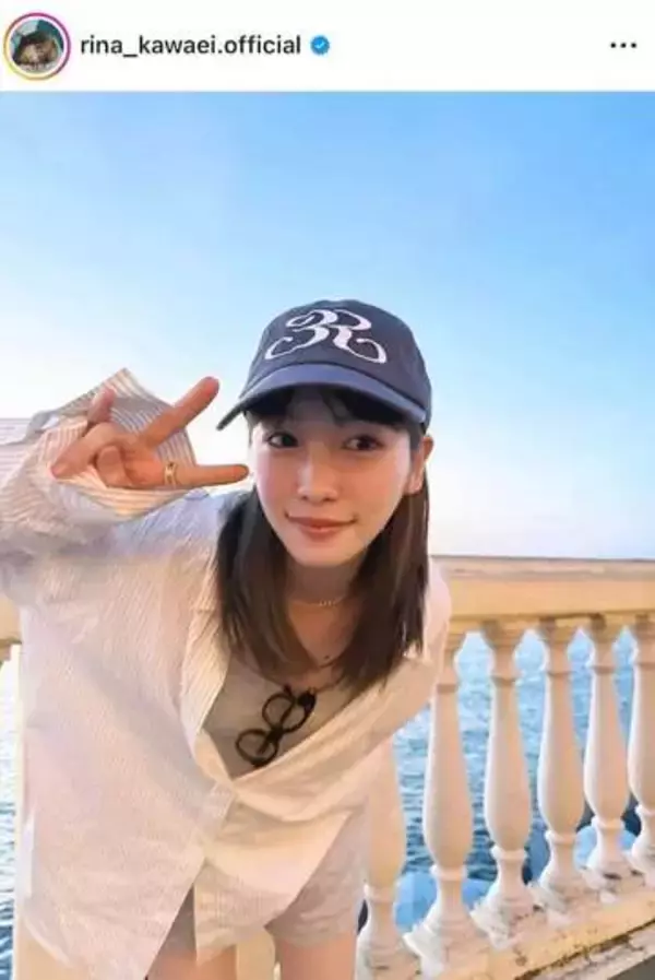 川栄李奈、ふわふわ白レースの超ミニのコーデで神スタイル炸裂　二度見必須の街撮りショット...ドキっ