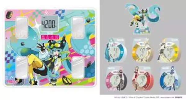 「初音ミク」が操作や計測結果をサポート　タニタの通信機能付き音声体組成計