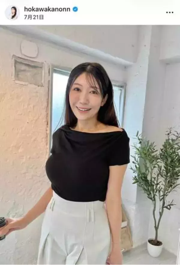 美人気象予報士・穂川果音、肩出しタンクトップ×レギンスで「久しぶりにランニング」　すらり神スタイル炸裂