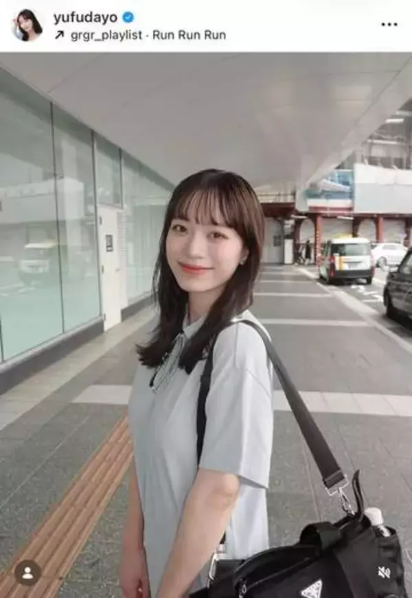 サッカー日本代表・上田綺世の美人妻・由布菜月、「ユニクロ」私服コーデで「激カワ」ショット
