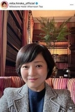 三田寛子、淡いピンクで春らしい着物姿でステキ大絶賛　「とってもお似合い」「艶やか」上品なたたずまいの美貌