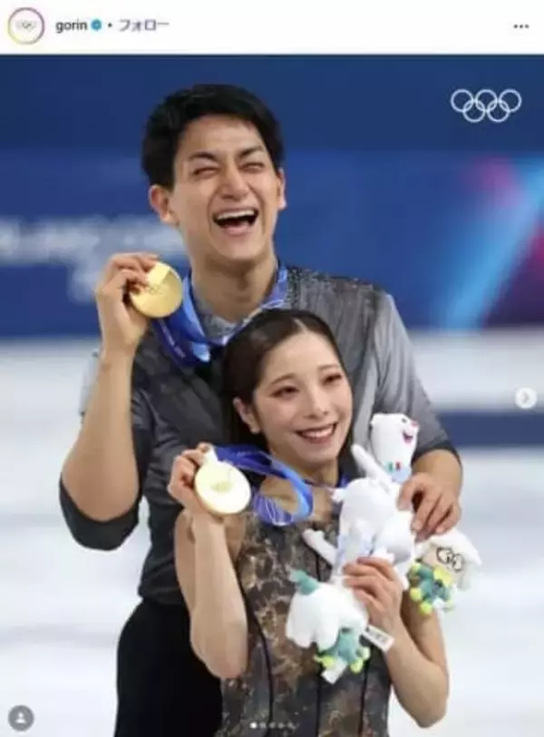 【りくりゅう】演技後30秒「氷上ハグ」にX感涙　「胸が苦しくなる美しさ」ペアでつかんだ逆転金