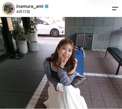 稲村亜美、元ソフト日本代表美女とプロ野球オールスター観戦2ショット　「ピカチュウも可愛かった～」