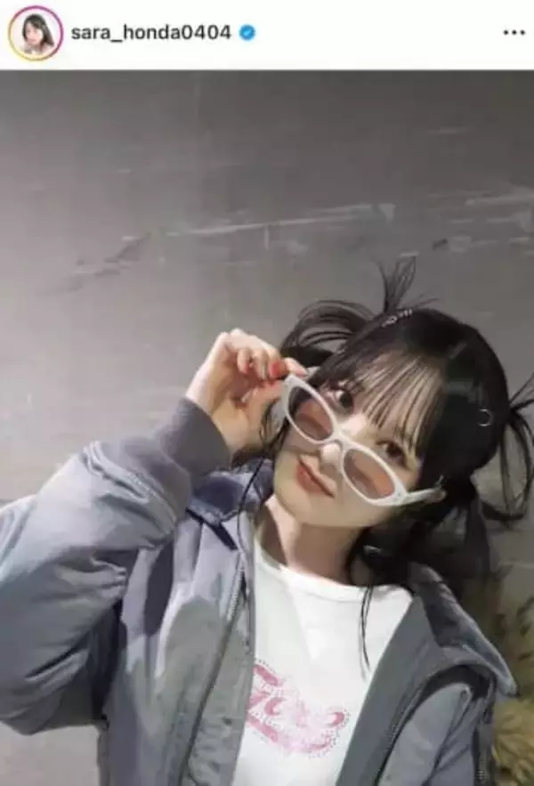 本田紗来、脚ほそっ...ミニ丈×ロングブーツのコーデかわいすぎ大絶賛　「エンジェルすぎる～」