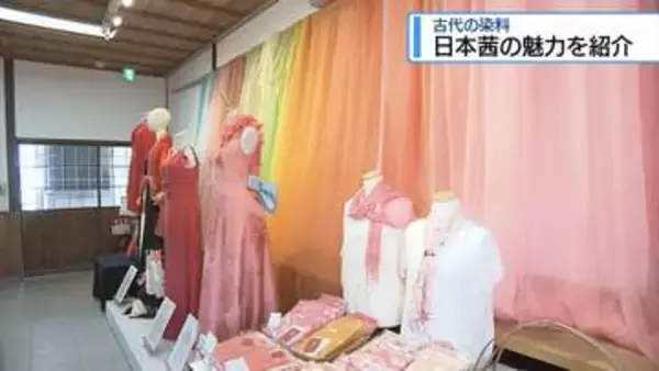 徳島に根付く伝統の色　「日本茜」の魅力伝える特別展【徳島】