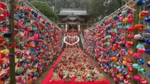 境内にひな人形500体　さかもと神社のひなまつり【徳島】