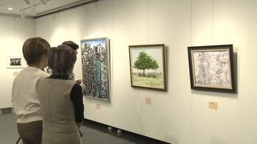 徳島市であわ洋画ぐるうぷ展　油絵など40点展示【徳島】