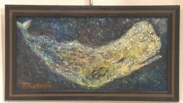 漁でとれた魚を描く　阿南市の漁師・小浜敏也さんの油彩展　【徳島】