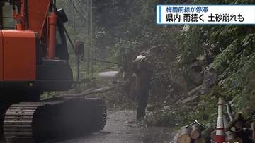 総雨量が140ミリ超えも　美馬市穴吹町では土砂崩れ【徳島】