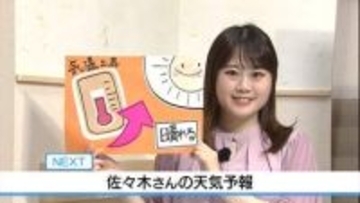 【動画】11日は夏日続出か　佐々木予報士の天気予報（10日：19:00）【徳島】