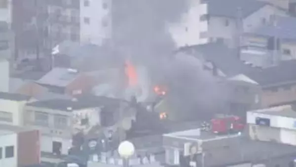 【速報】徳島市佐古八番町で建物火災　消火活動中【徳島】