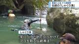 「那賀川上流でアユの「しゃくり漁」　けんみんBOXに送られてきた伝統漁法【徳島】」の画像1